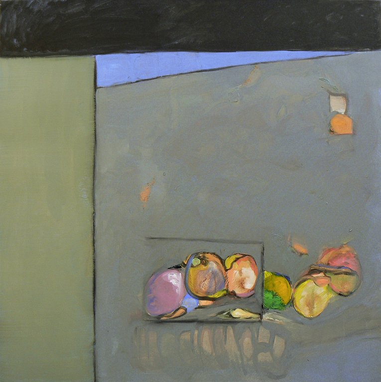 fruits 1 - 100x100 - huile sur toile